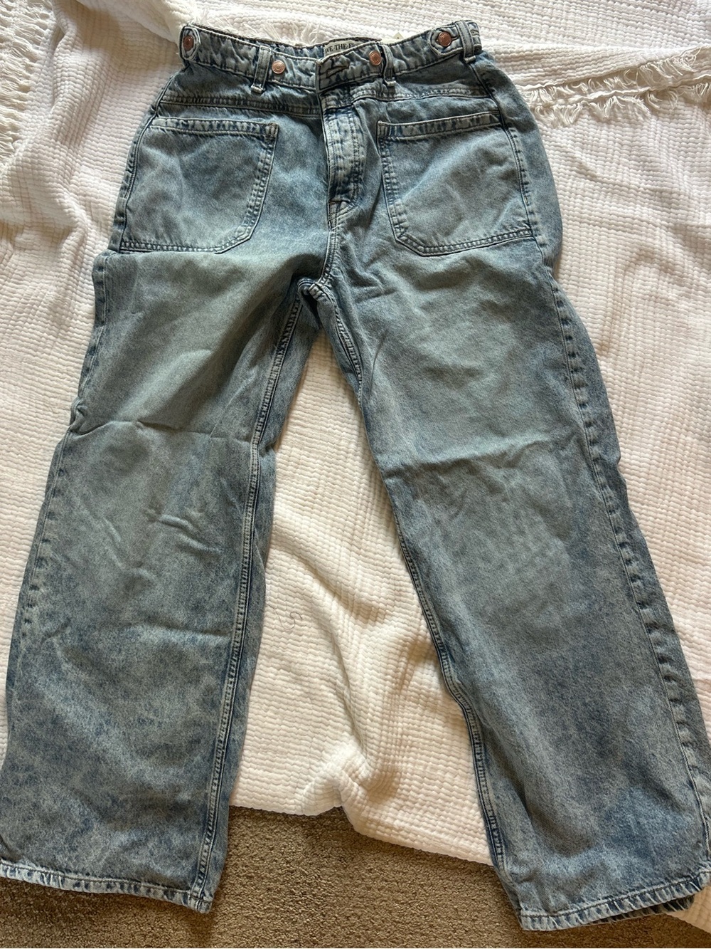 We The Free Women's Boyfriend Jeans in Light Blue Wash